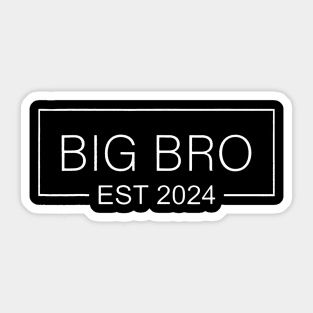 Promoted to Big Bro 2023 Leveled Up To Big Bro Est 2024 Sticker